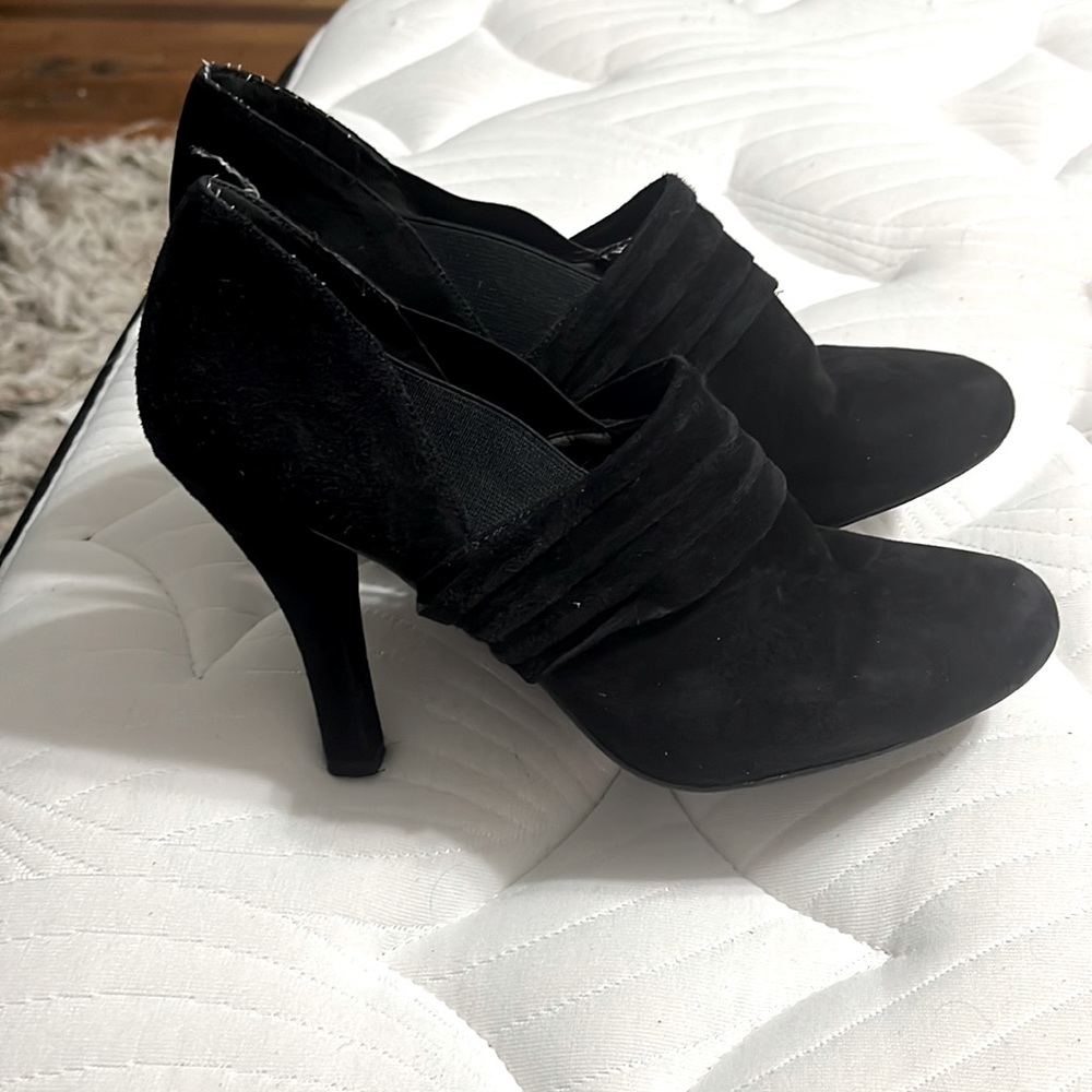 Leather booties
